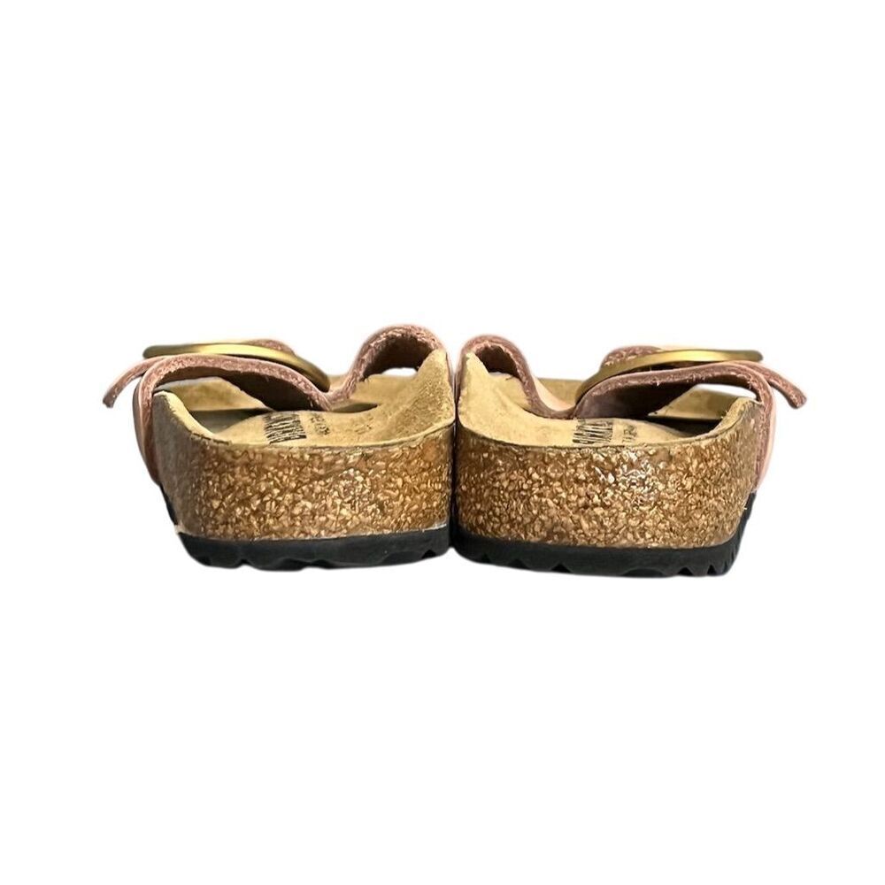 Birkenstock Madrid Big Buckle Women's Sandals Soft Pink 7 Leather Summer Spring - Picture 10 of 12
